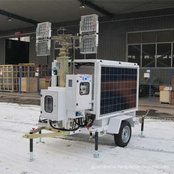 SWT 4VS400 Solar Power LED Mobile lighting tower